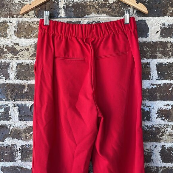 Ann Taylor Pintucked Red Pants XS - Picture 5 of 7